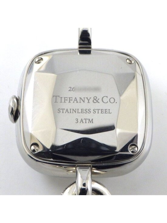 Tiffany & Co Watch Hardware Diamond Lug Square Pink main image 7